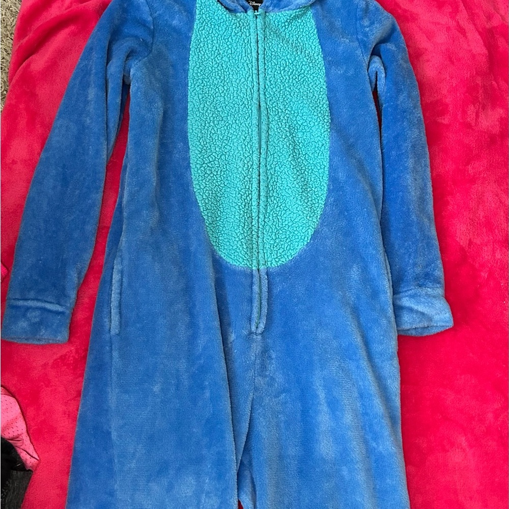 Disney Blue and Teal Faux Fur Onesie
